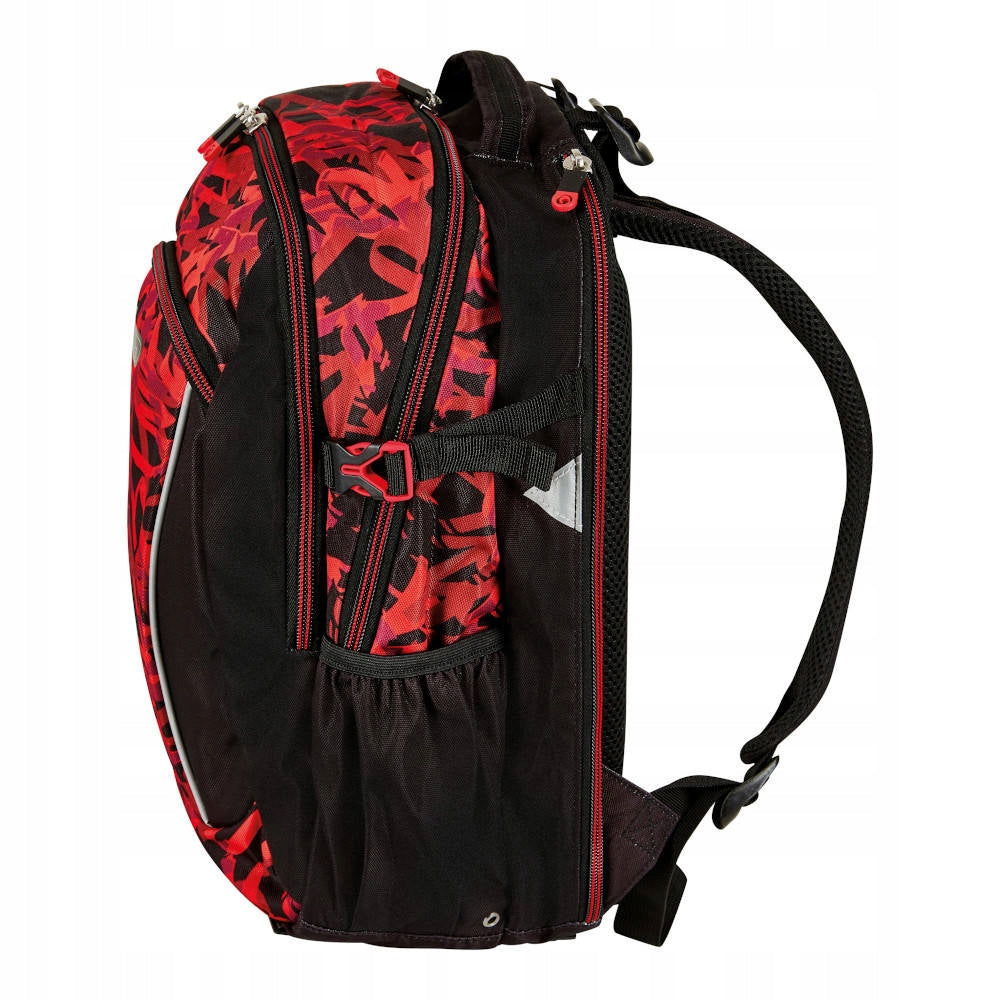 Multi-chamber school backpack Herlitz black, red 24 l Brand Herlitz