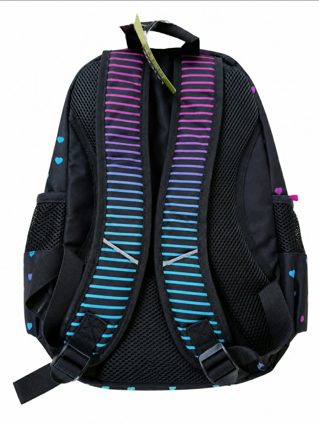 Multi-chamber school backpack LOOZZ Kids navy blue with hearts Manufacturer code 5903235715839