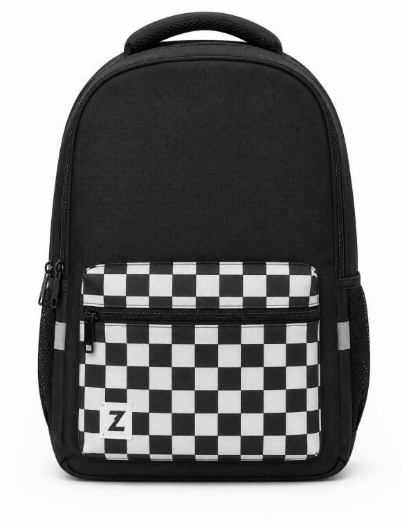 Multi-chamber school backpack LOOZZ multicolor