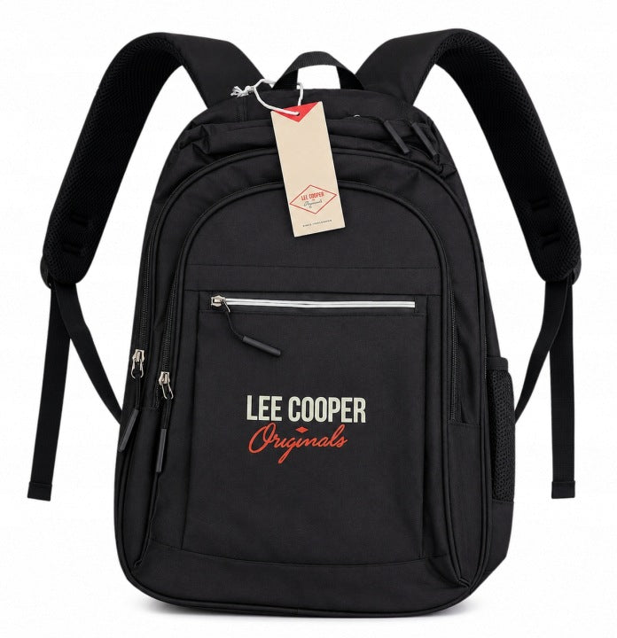 Multi-chamber school backpack Lee Cooper black