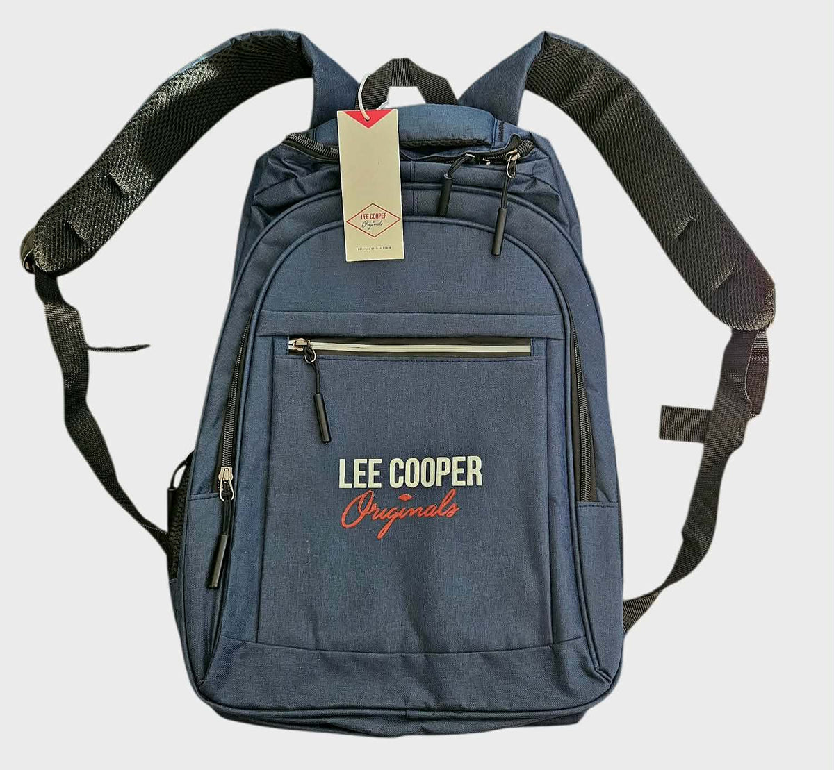 Multi-chamber school backpack Lee Cooper blue, multicolor
