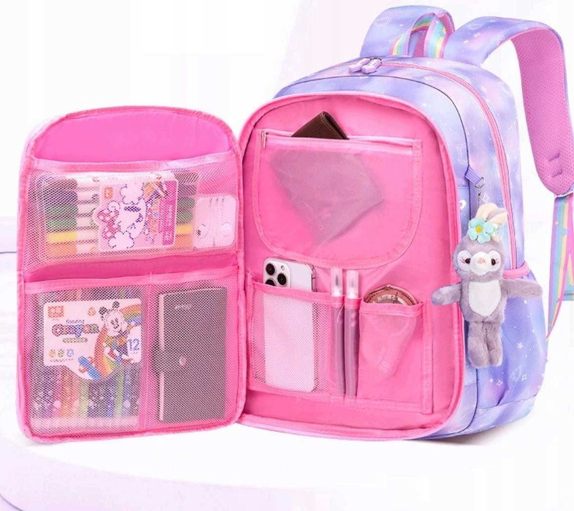 Multi-chamber school backpack Life pink 0 l Manufacturer code bb2UOUOQ12