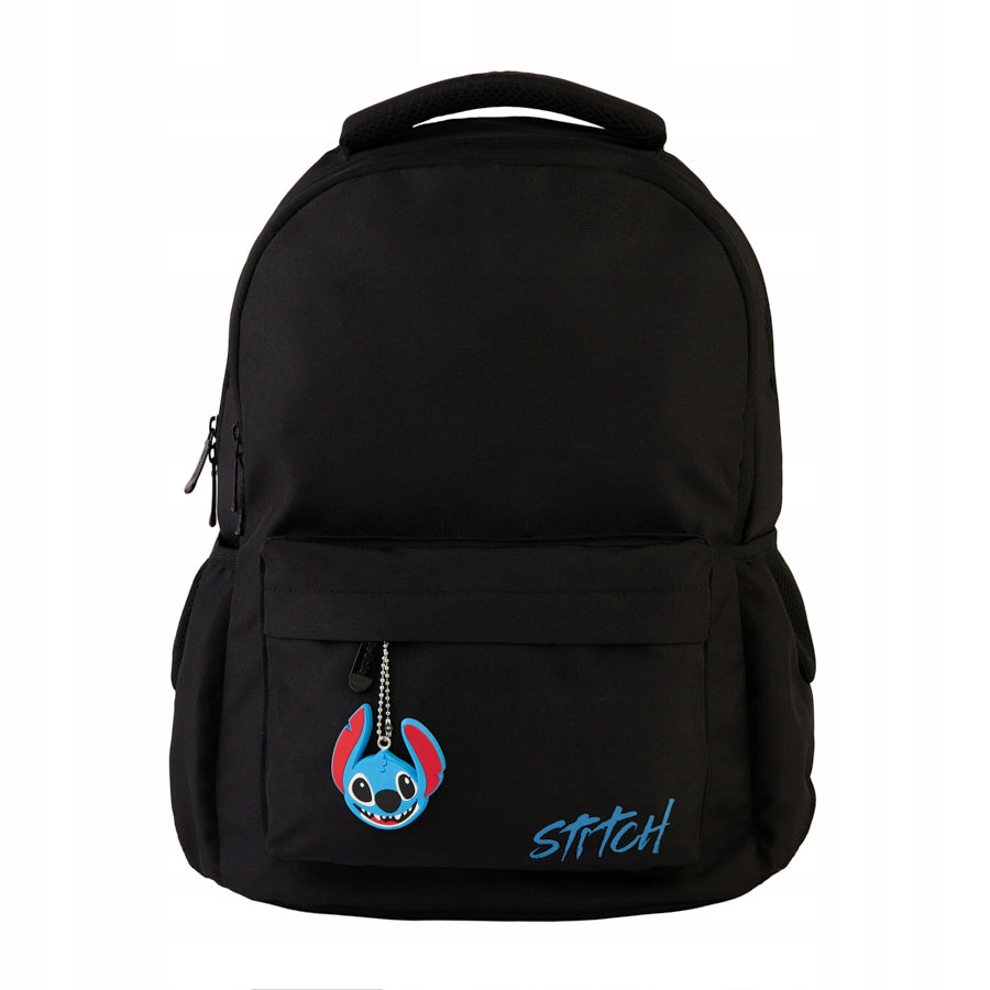 Multi-chamber school backpack Lilo and Stitch BeUniq black, blue 21 l