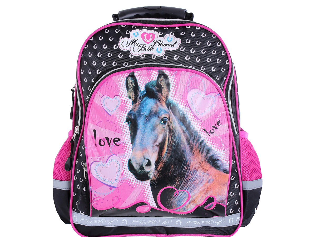 Multi-chamber school backpack St. Majewski multicolor with horse Manufacturer code 5903235241222