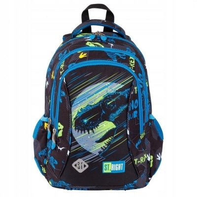 Multi-chamber school backpack St.Right DINOSAURS