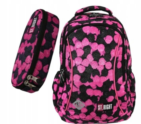 Multi-chamber school backpack St.Right multicolor 20 l +sachet freebie Manufacturer code BP26
