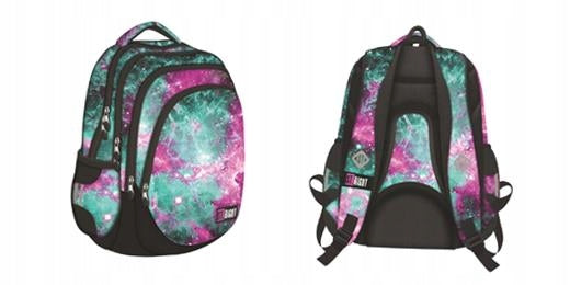 Multi-chamber school backpack St.Right pink, green 23 l Manufacturer code BP6