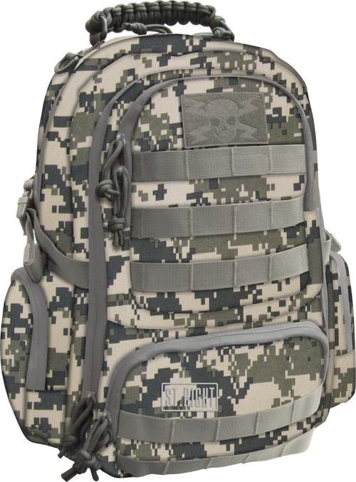 Multi-chamber school backpack St.Right shades of brown and beige, green 30 l EAN (GTIN) 5903235619526