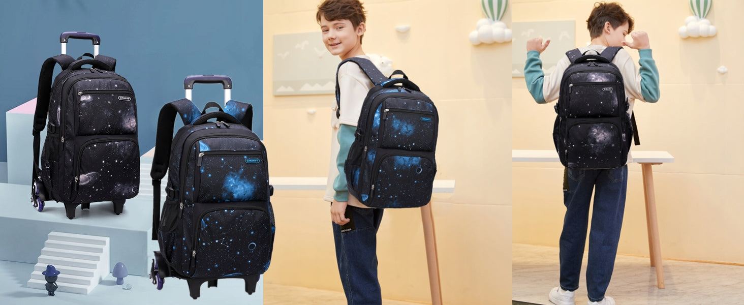 Multi-chamber school backpack Ziranyu blue 6 l Brand Ziranyu