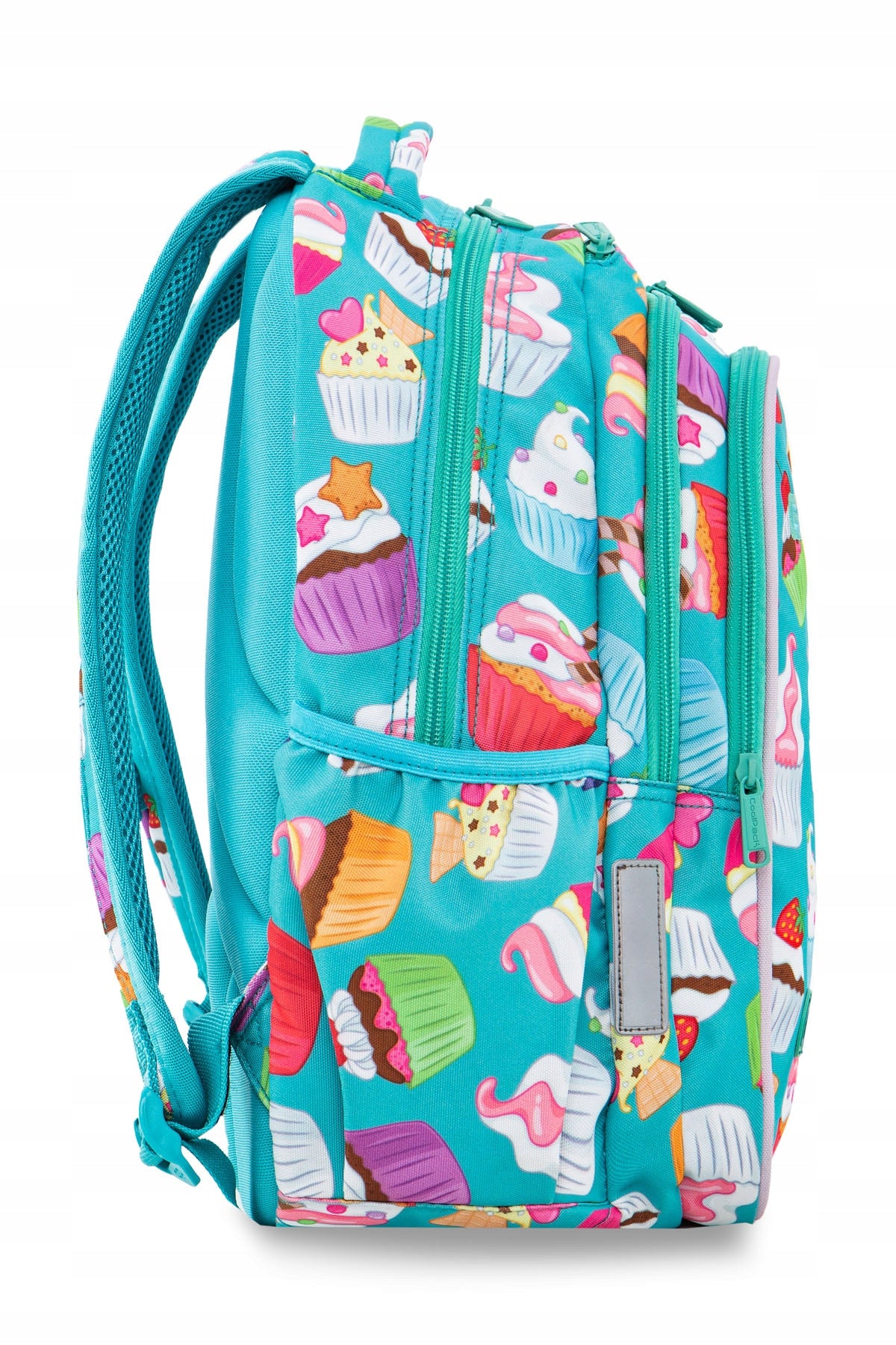 Multi-chamber school backpack glowing Coolpack LED Cupcakes girls Manufacturer code A20203