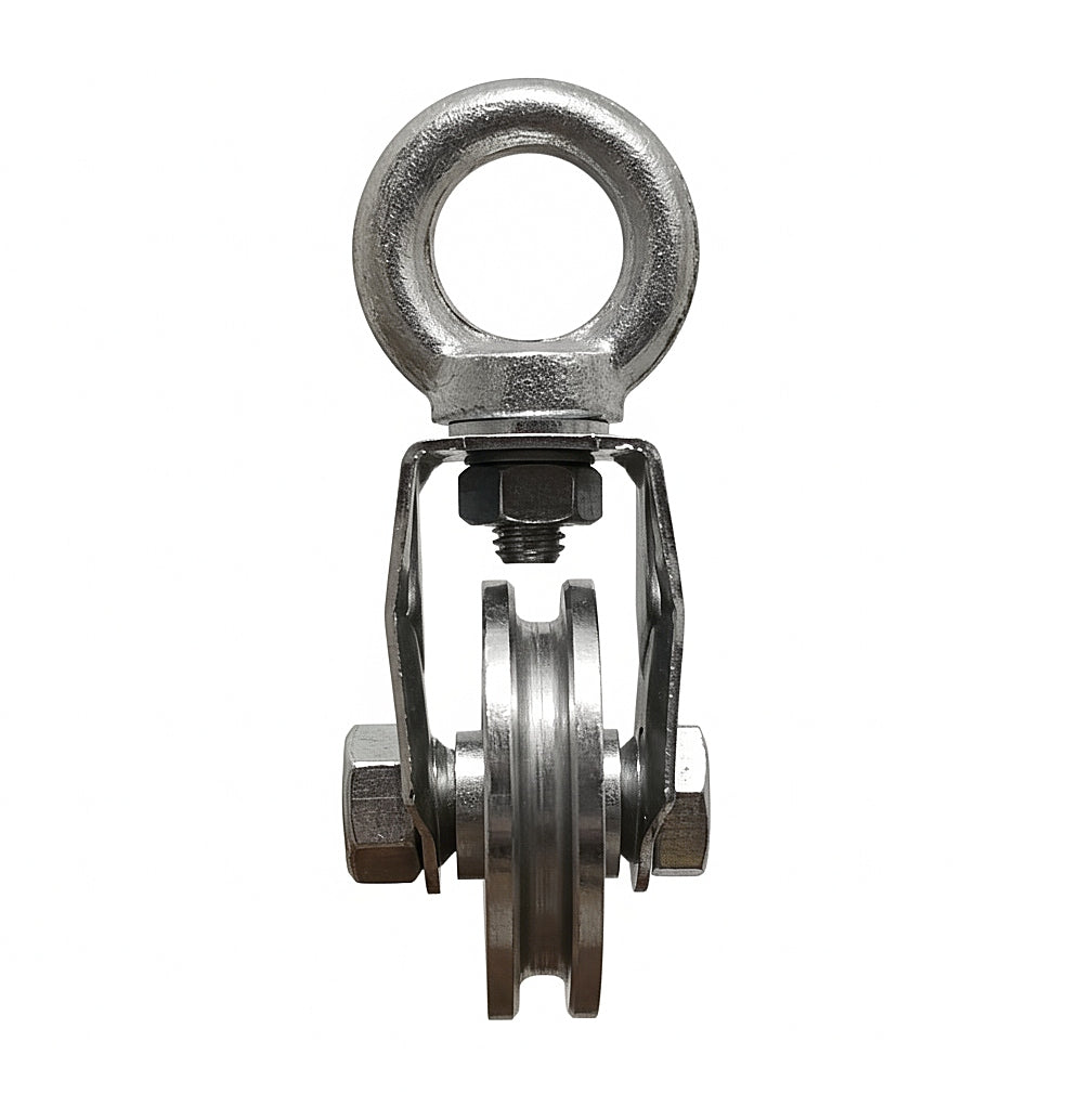 Multi-disc. roll 49 mm rope from 6mm to 10mm rope block winch230kg Manufacturer code 59/6/12