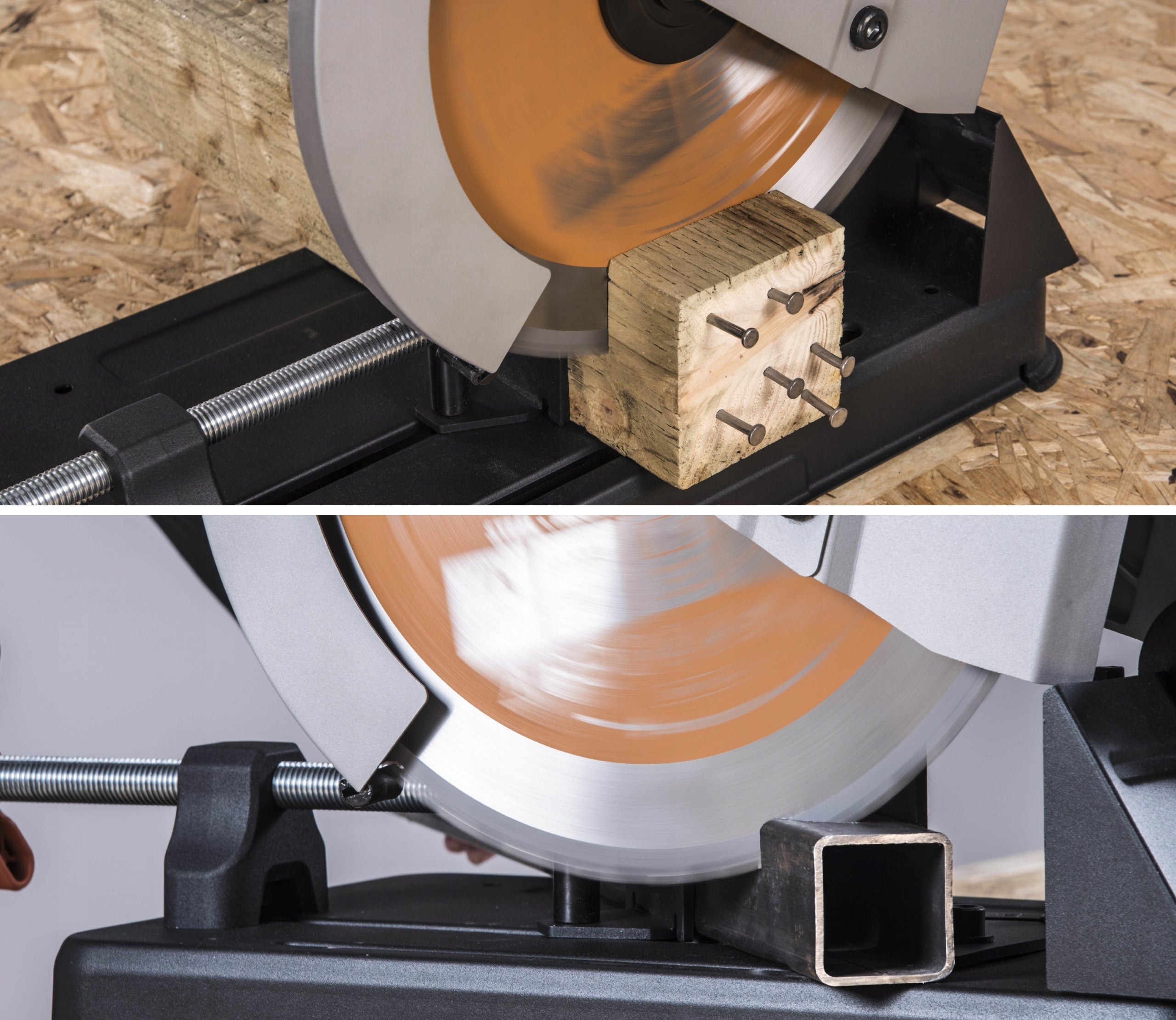 Multi-purpose circular saw EVOLUTION R355CPS Wood Steel ALU Series BUILD