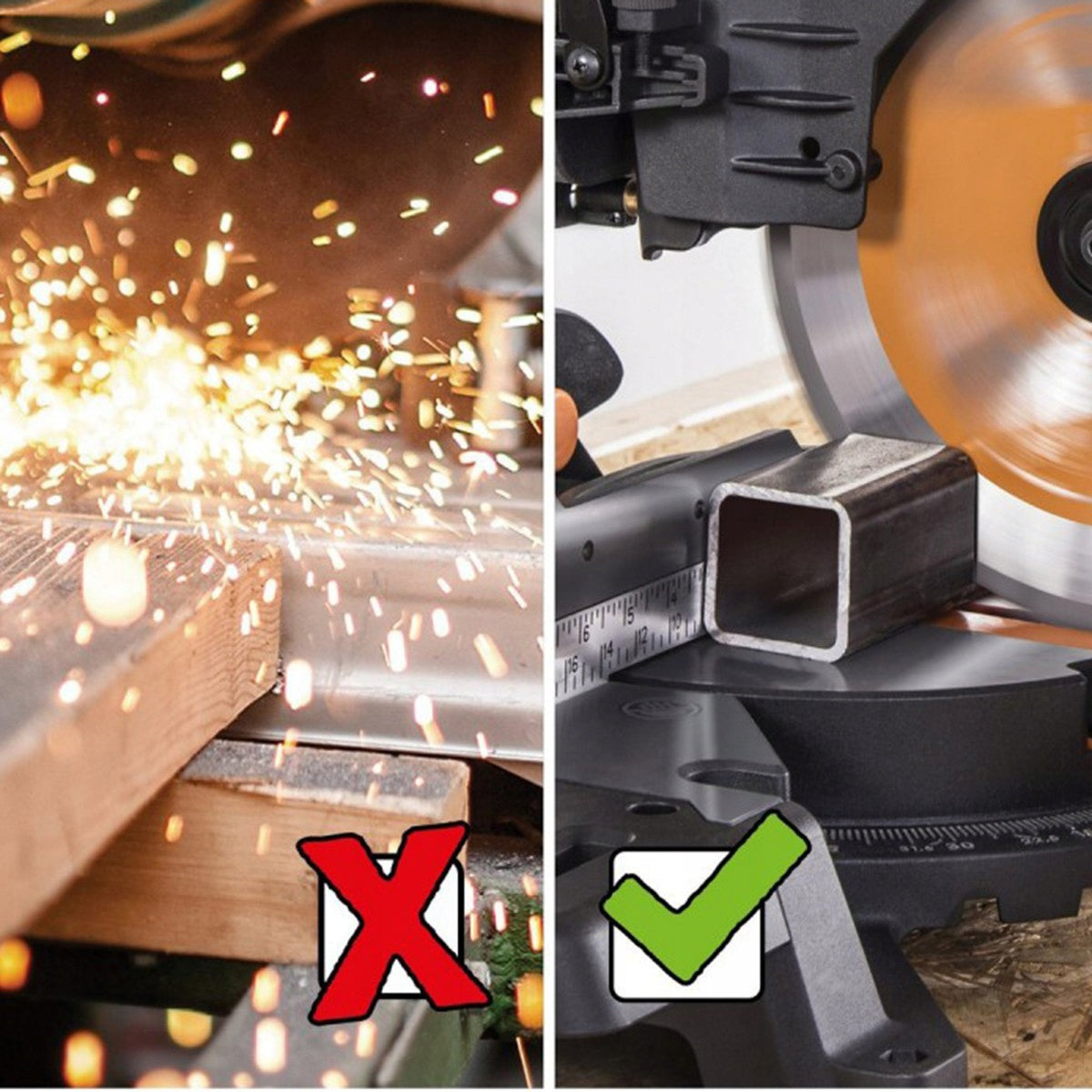 Multi-purpose miter saw with guides EVOLUTION R210SMS PLUS 210mm Brand Evolution
