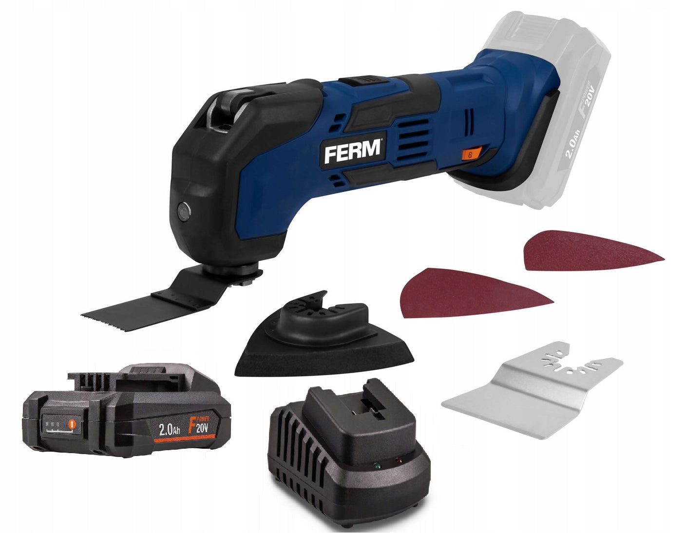 Multi-tool FERM Oscillating 20V 5000-18000 MIN Oscillation +AKU