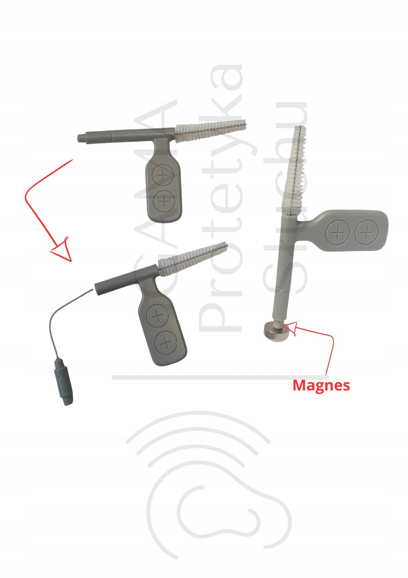 Multi tool PHONAK for cleaning Medical device no