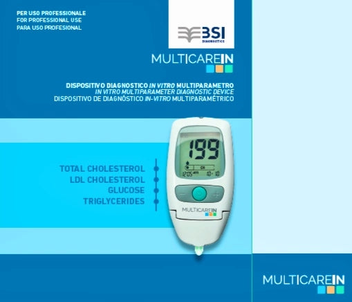 MultiCareIn PRO Glucose, LDL Cholesterol and Triglycerides