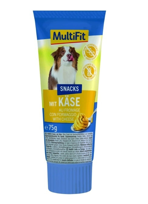 MultiFit snack cream with cheese 75 g for dog
