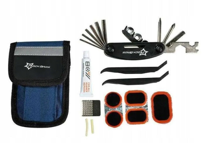 MultiKey ROCKBROS 16in1 + bucket patch repair kit with case GJ9809