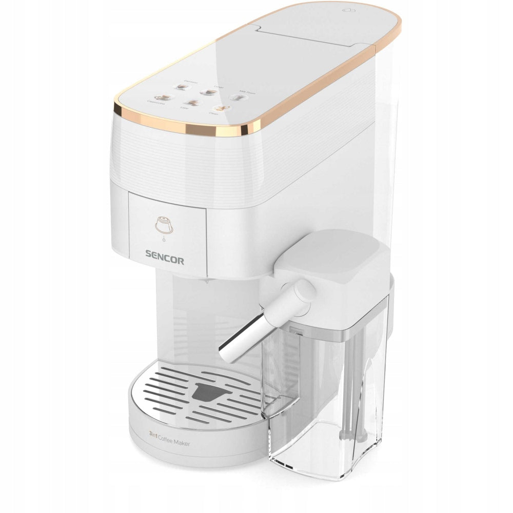 Multicapsule 3in1 Coffee maker Sencor SCC 3001WH MARCO POLO 19 bar Packaging status original