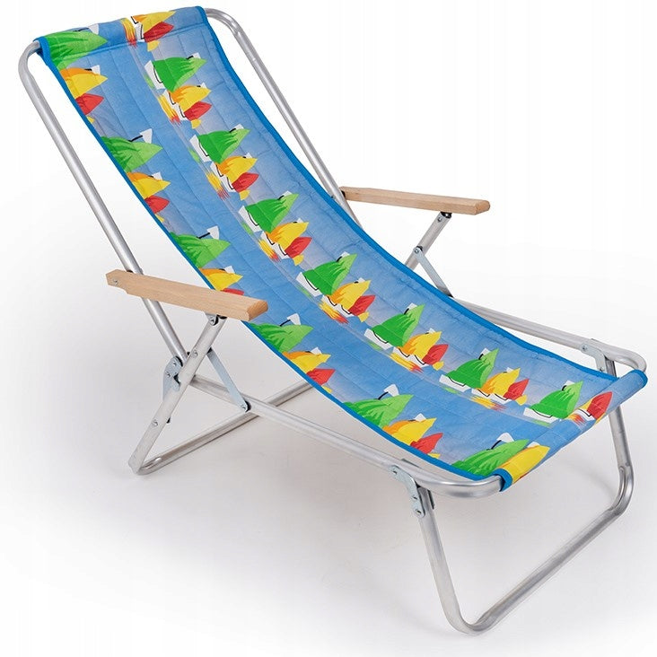 Multicolor aluminum sun lounger PPHU WOCHAL