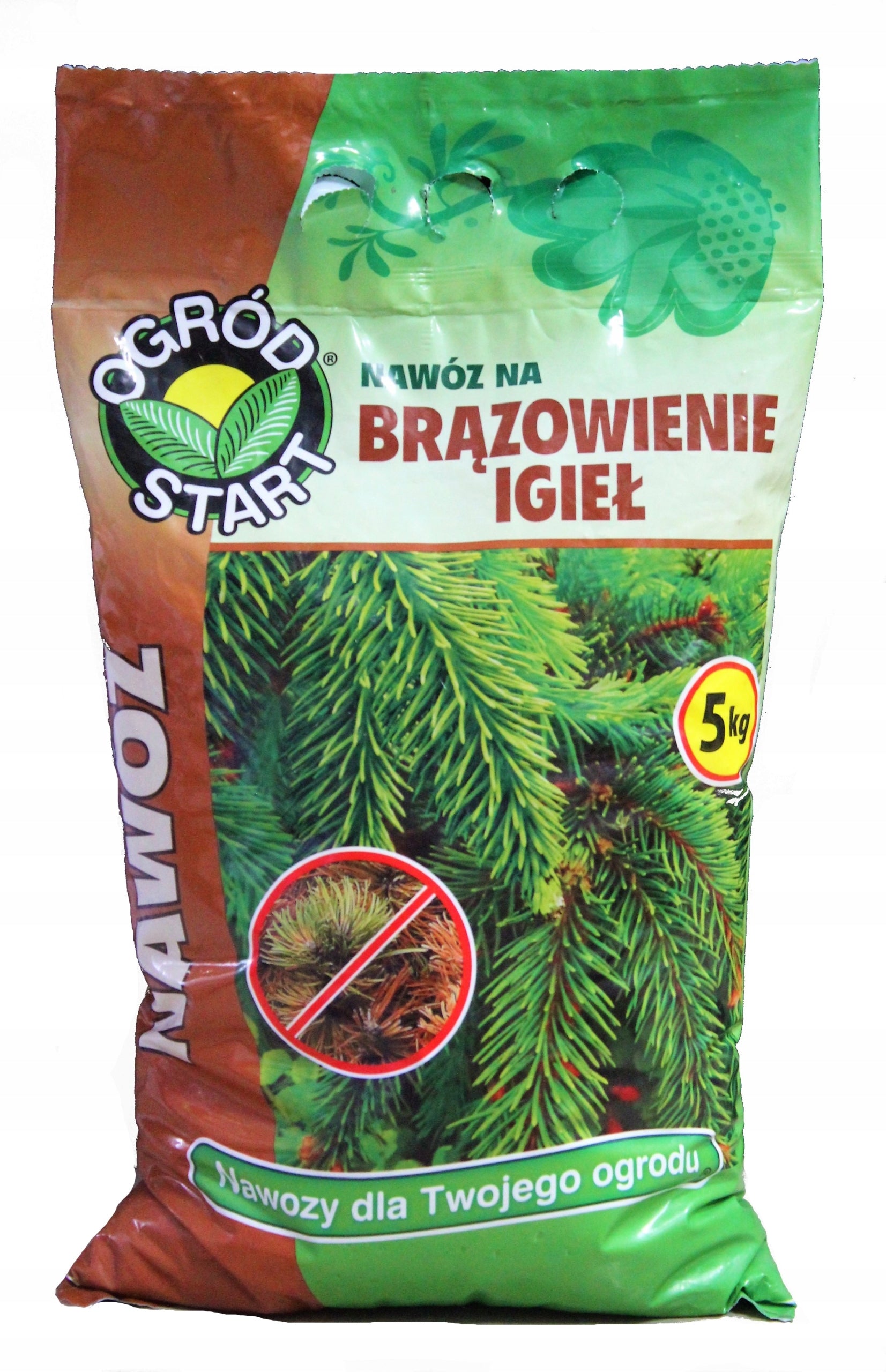 Multicomponent Fertilizer for Browning Granulated Needles 5 kg Ogród Start Manufacturer code 5907730800397