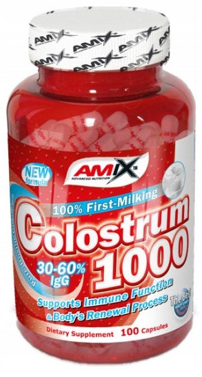 Multicomponent capsules Colostrum 1000 Amix 100 g natural Expiration date at least 1 year from the date of purchase
