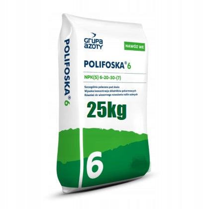 Multicomponent universal fertilizer Polifoska 6 25kg for grass lawn garden