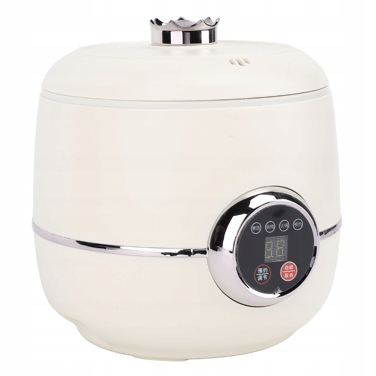 Multicooker Rice Cooker Electric Pot 400W 1.6l Steel Dominant color multicolor
