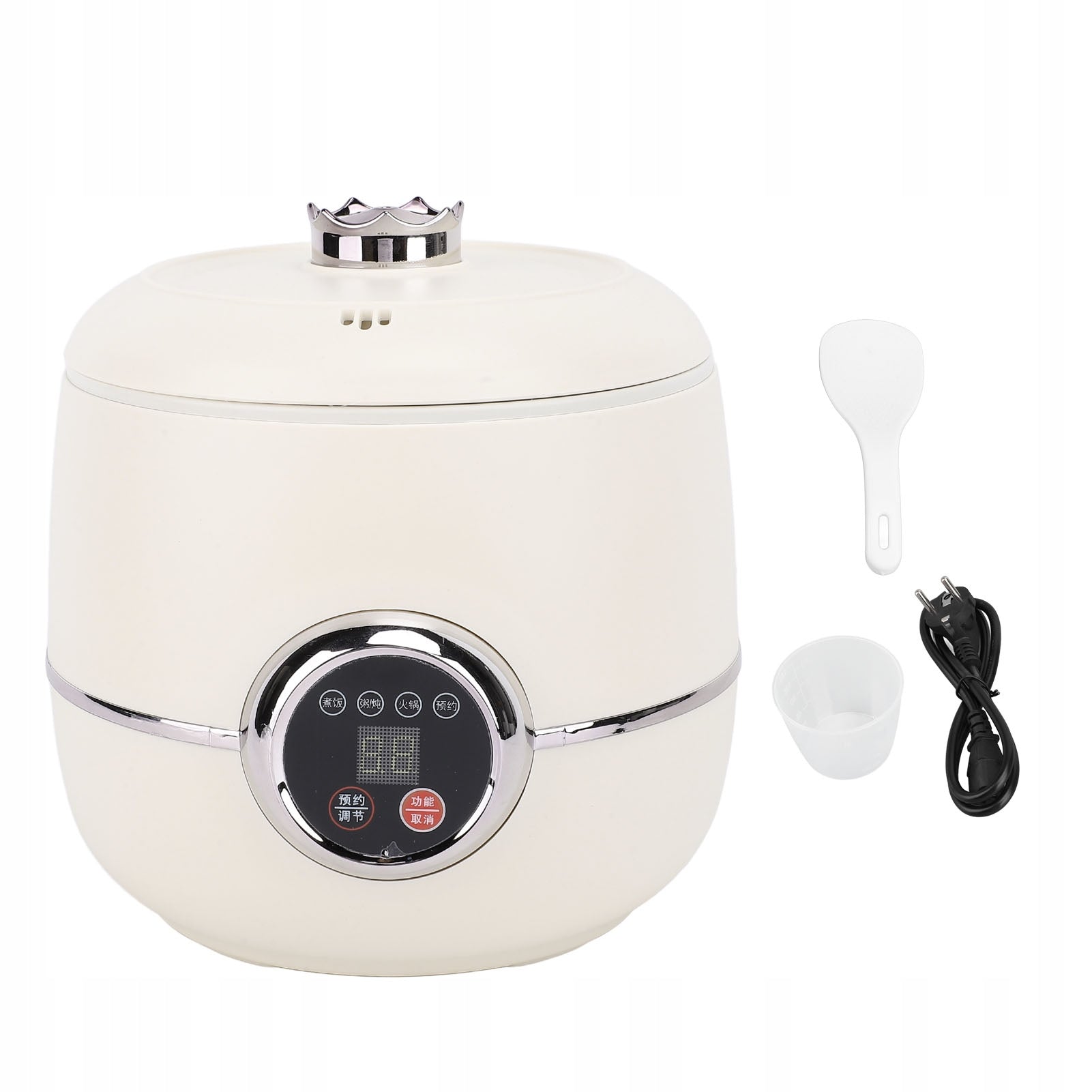 Multicooker Rice Cooker Electric Pot 400W 1.6l Steel