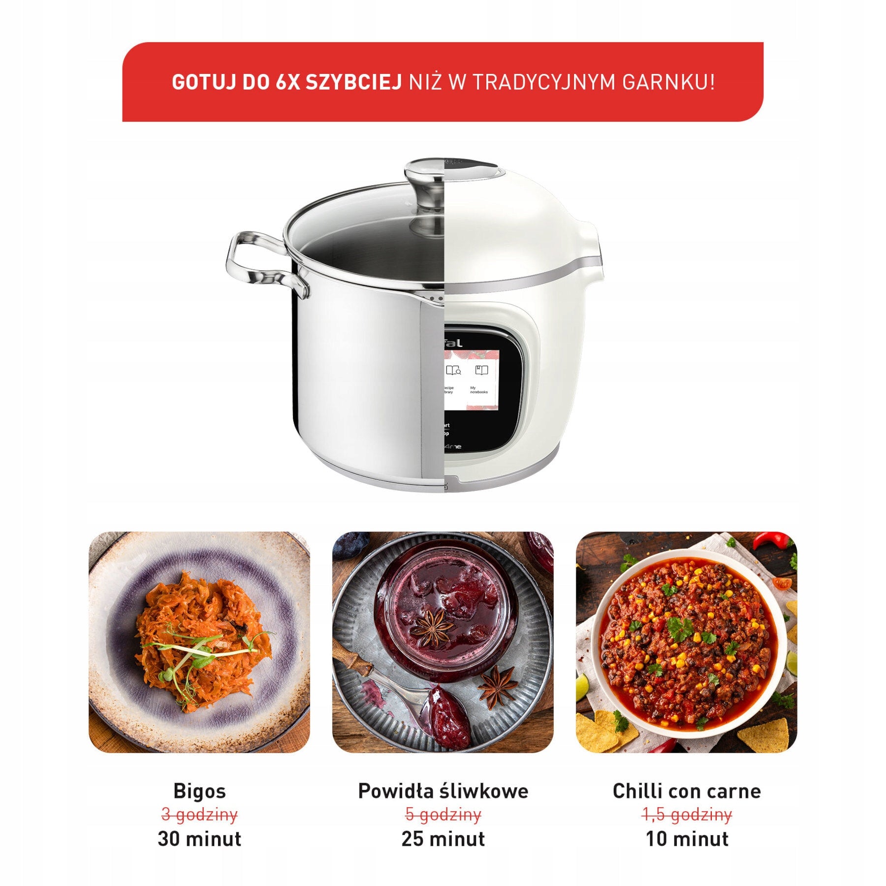 Multicooker TEFAL Cook4me Touch Pro CY943130 (Wi-Fi) Manufacturer code CY943130