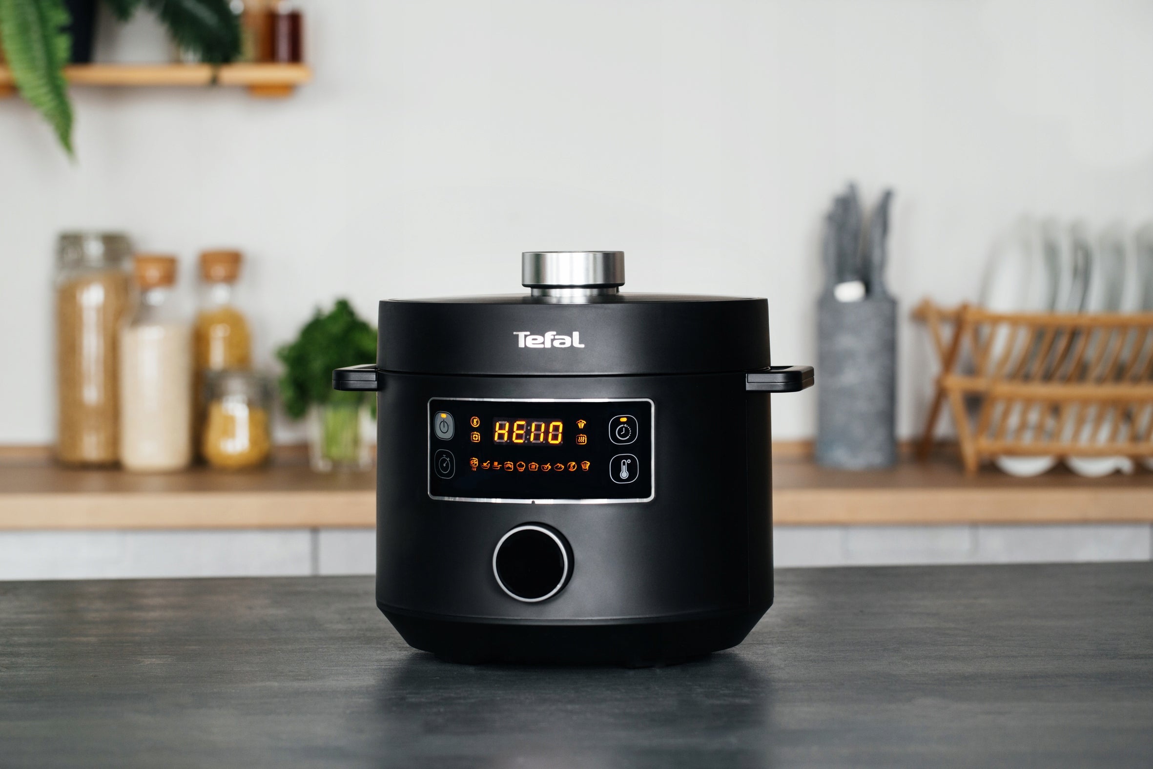 Multicooker TEFAL Turbo Cuisine CY754 rice cooker 10 PROGRAMS 4,8l Dominant color black