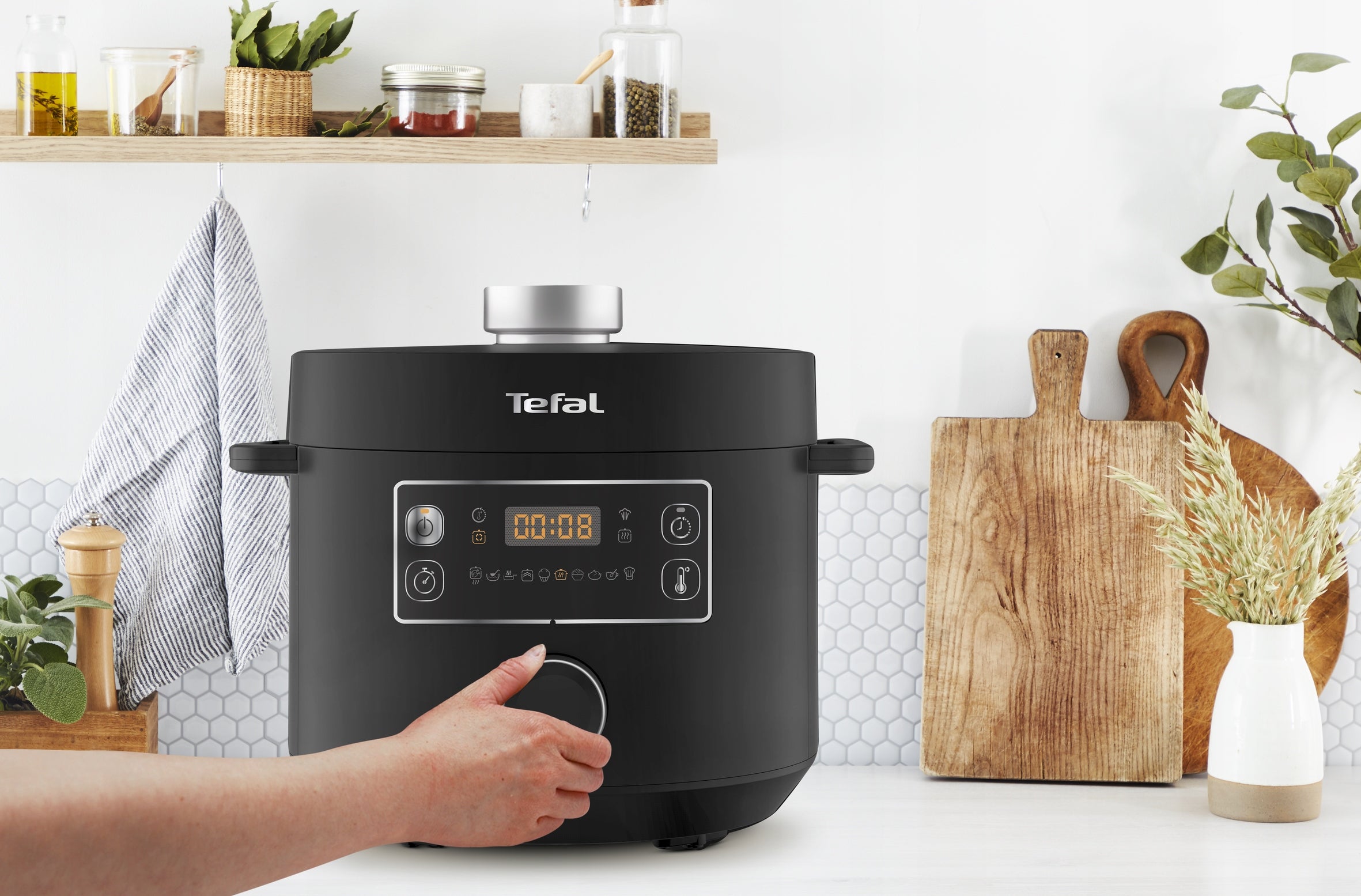 Multicooker TEFAL Turbo Cuisine CY754 rice cooker 10 PROGRAMS 4,8l Model CY754830