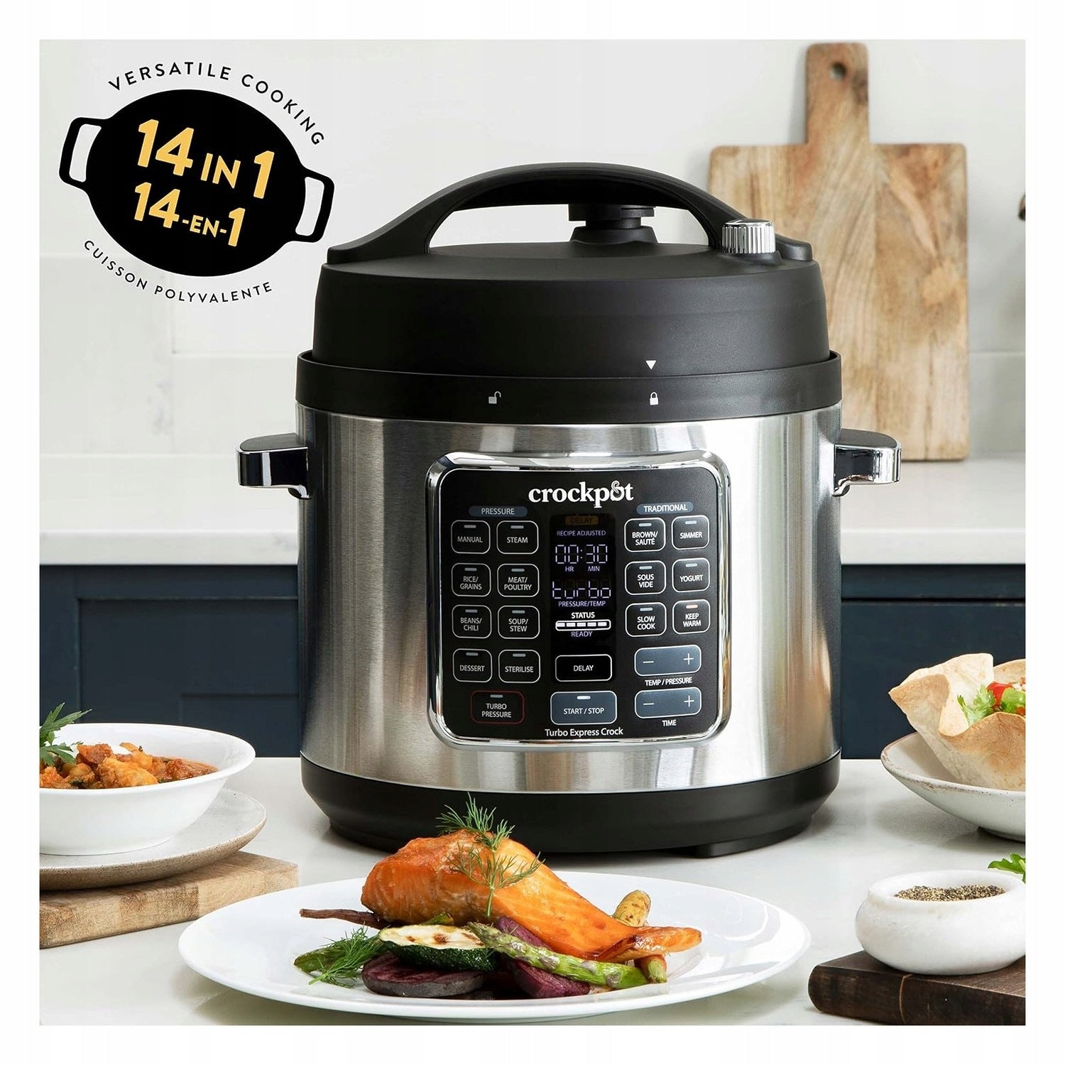 Multicooker Turbo Express 14 cooking options in 1 appliance Brand no brand