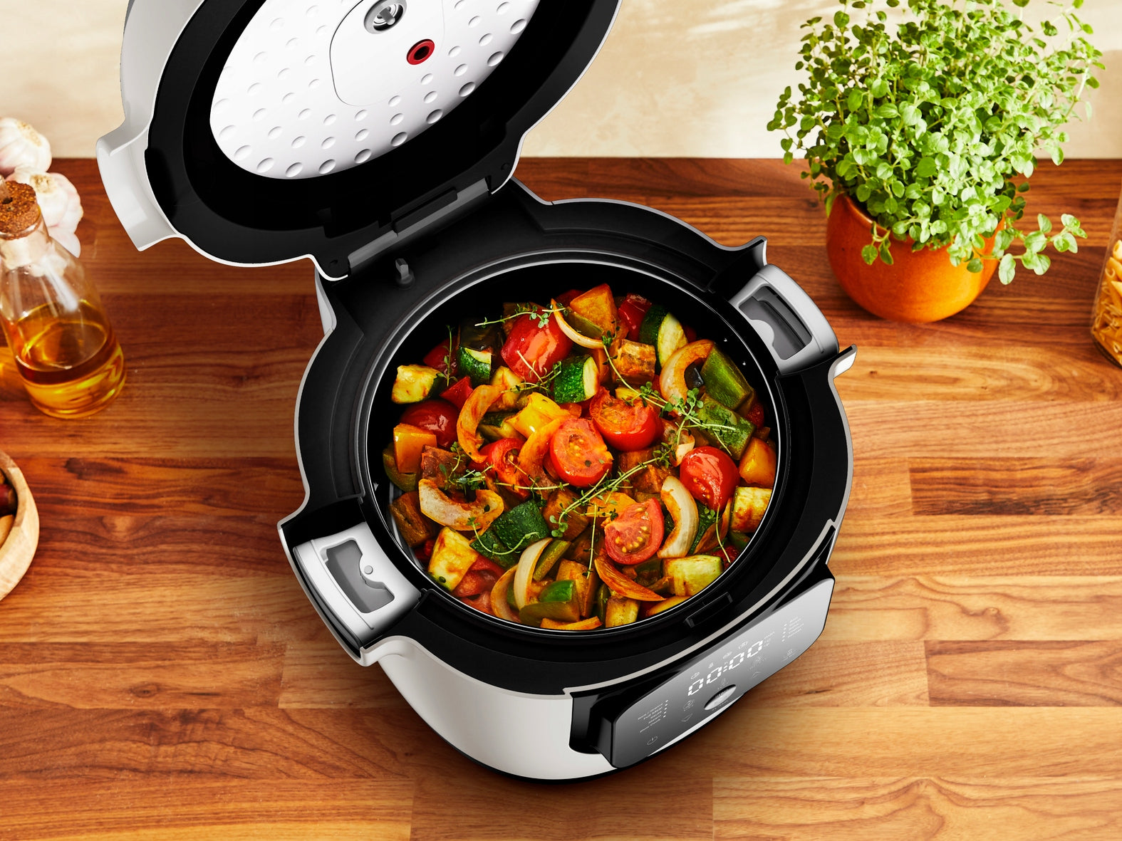 Multicooker rice cooker TEFAL Basic MY700B 6l 10 programs electric pot Manufacturer code MY700BF0