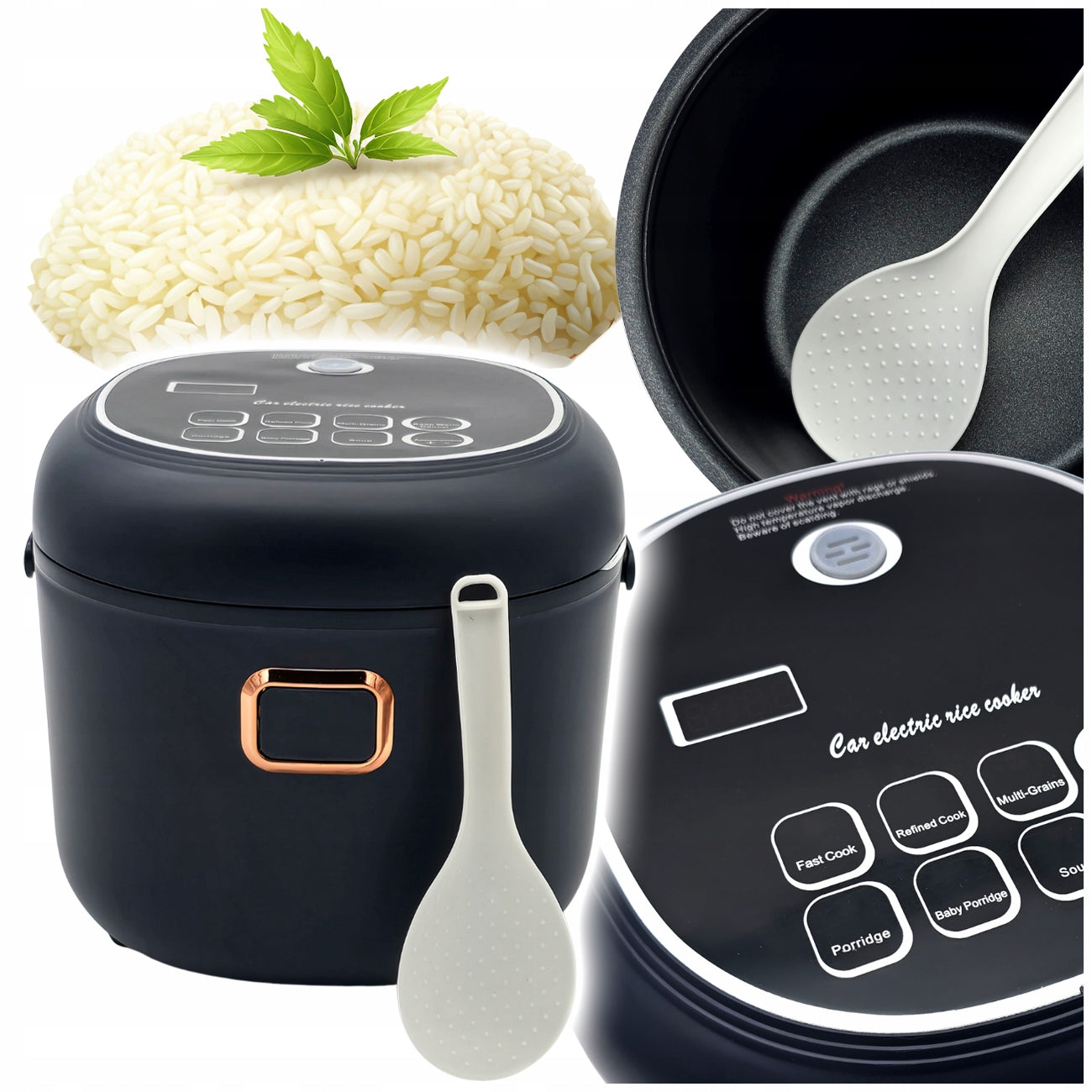 Multicooker tourist rice cooker COOKER 2l 200W 12V 24V TIR BUS motorhome