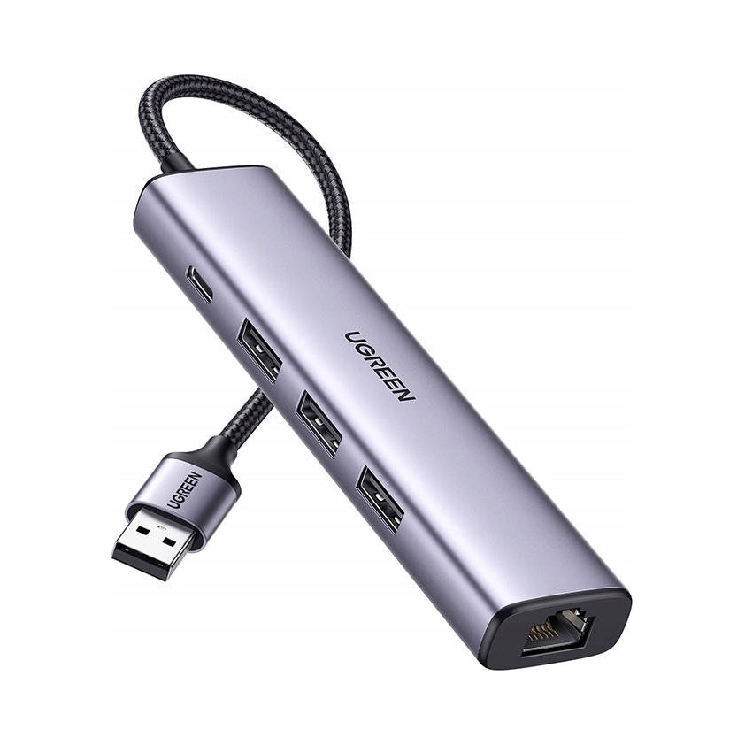 Multifunction HUB Adapter Splitter USB 3.0 - 3xUSB Ethernet RJ-45 USB-C