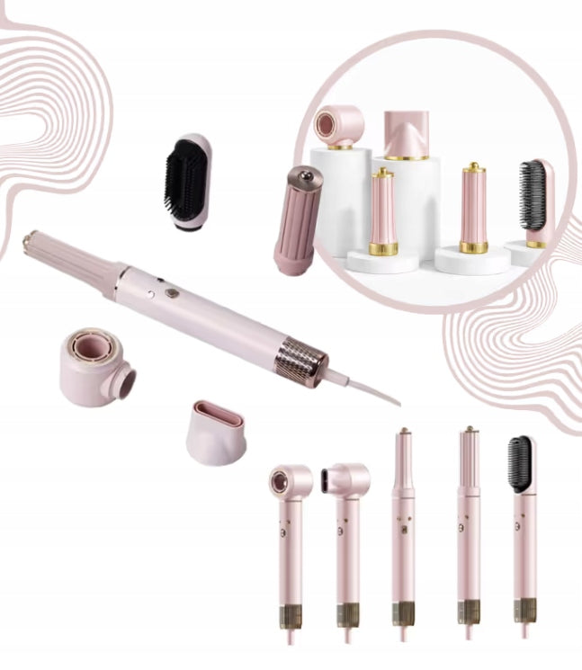 Multifunction Smoothing Dryer for Curls Pink COLD AIR SUPPLY IONIZATION Manufacturer code G1140