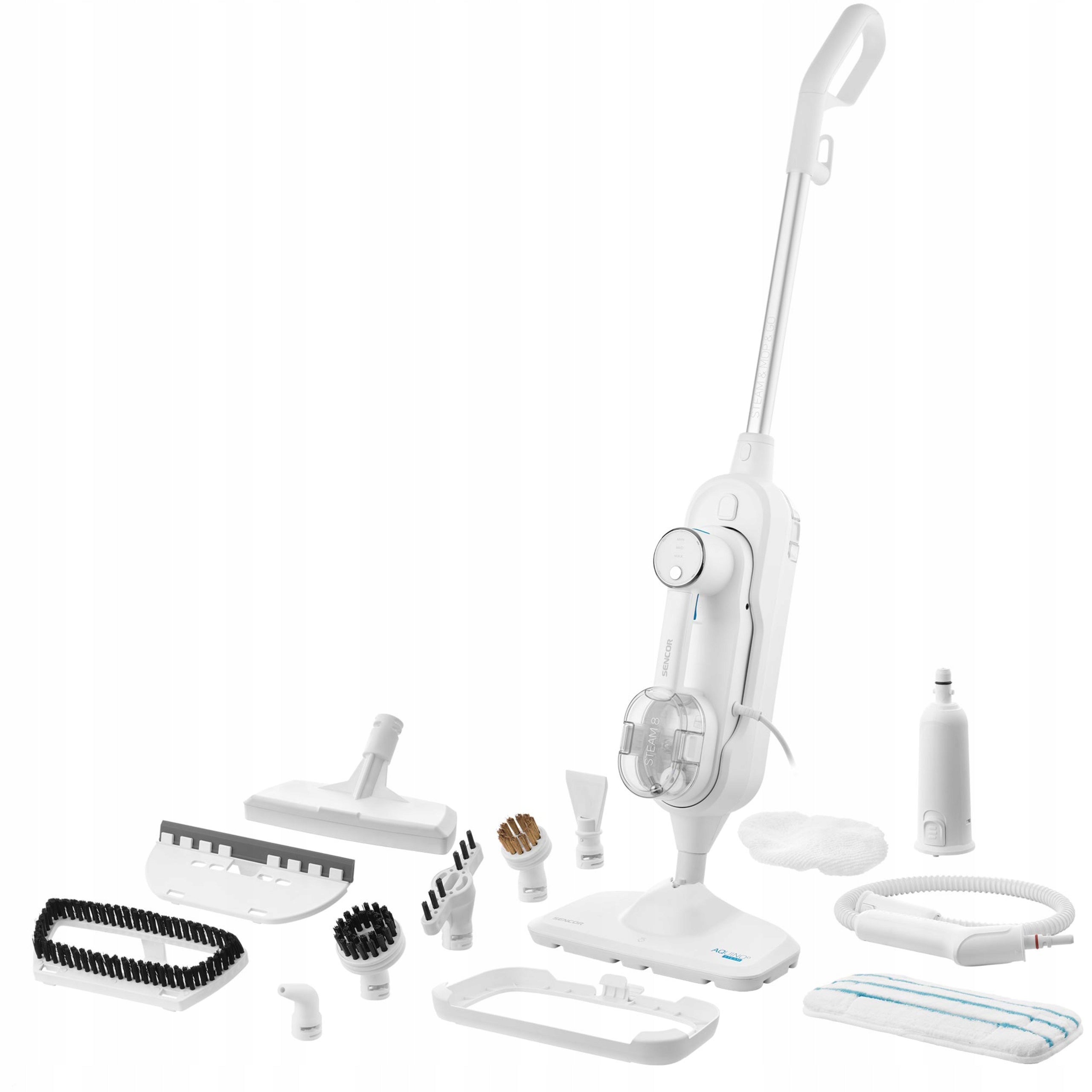 Multifunction Steam Cleaner Sencor SSC 6010WH 1500W Steam Adjustment White Dominant color white