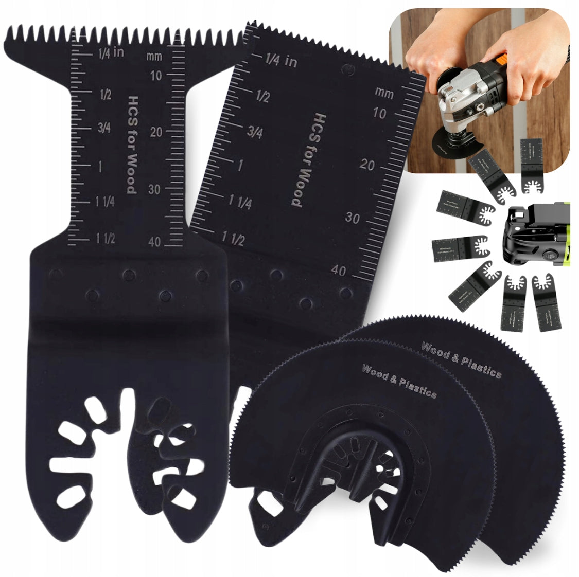 Multifunction Wood Metal Plastic Tool Saw Blades Set