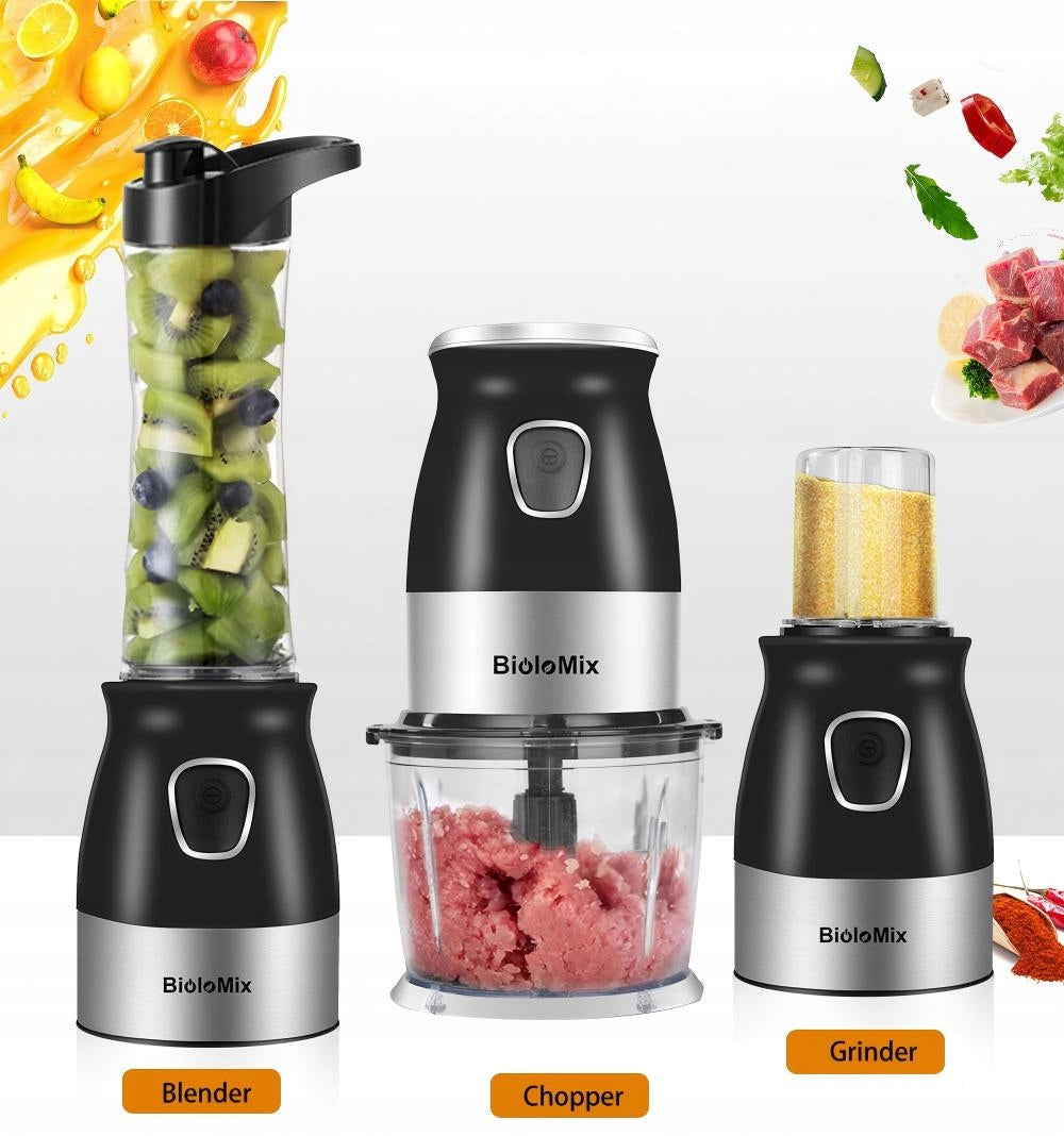 Multifunction grinding machine 3in1 Biolomix BM816 500W Powerful Motor 25000 rpm Brand Biolomix