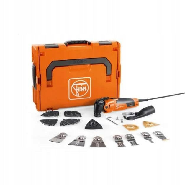 Multifunction grinding machine Fein 350 W network with adjustable speed and suitcase