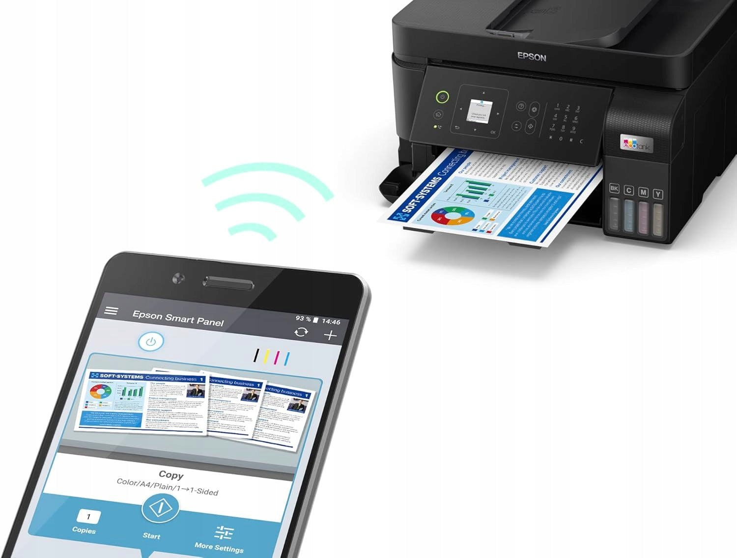 Multifunction inkjet printer Epson Ecotank ET-4810 poured inks Manufacturer code Ecotank Et-4810