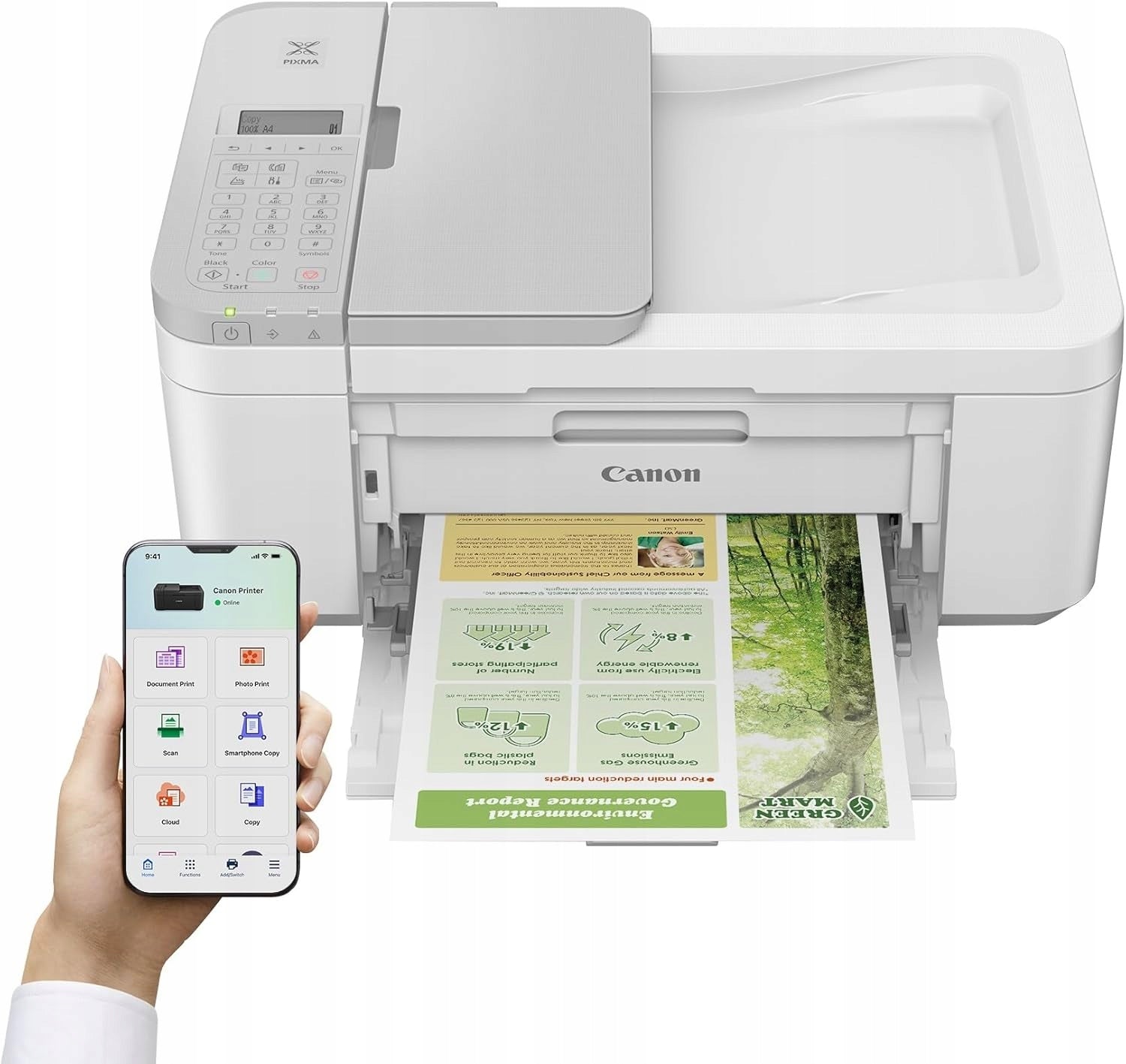 Multifunction inkjet printer (colour) Canon Pixma TR4755i Manufacturer code 5074C046
