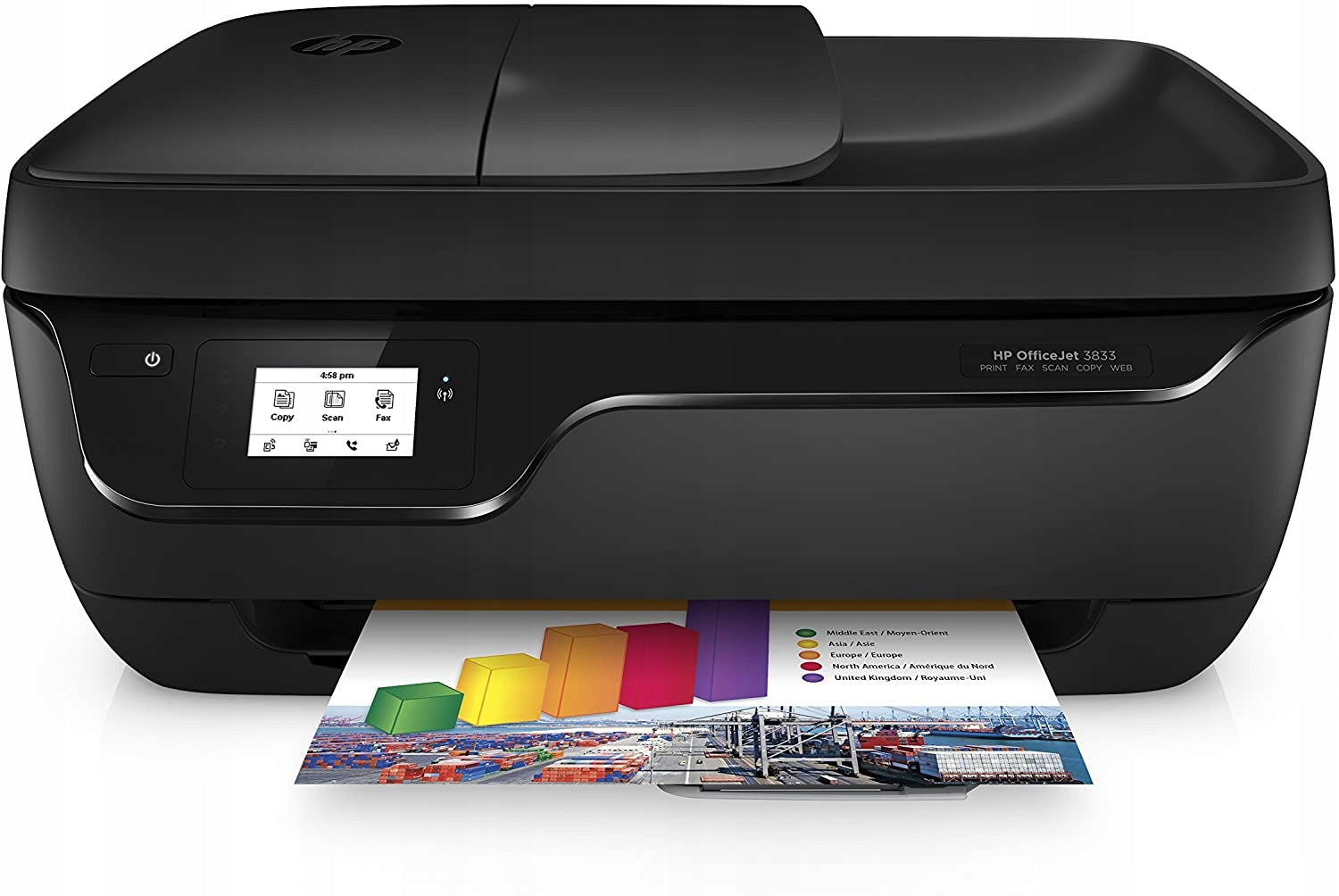 Multifunction inkjet printer (colour) HP OfficeJet 3833