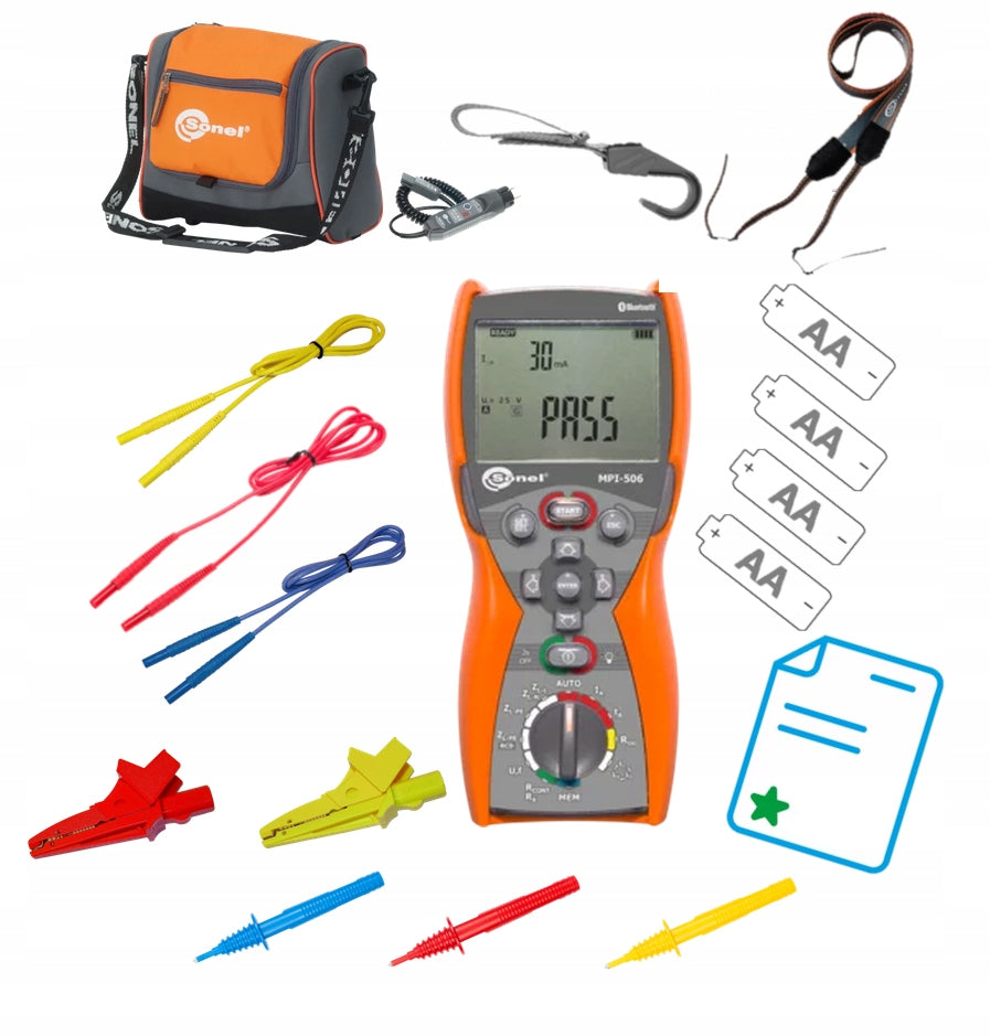 Multifunction meter MPI-506 WMPLMPI506 from Official Distributor SONEL
