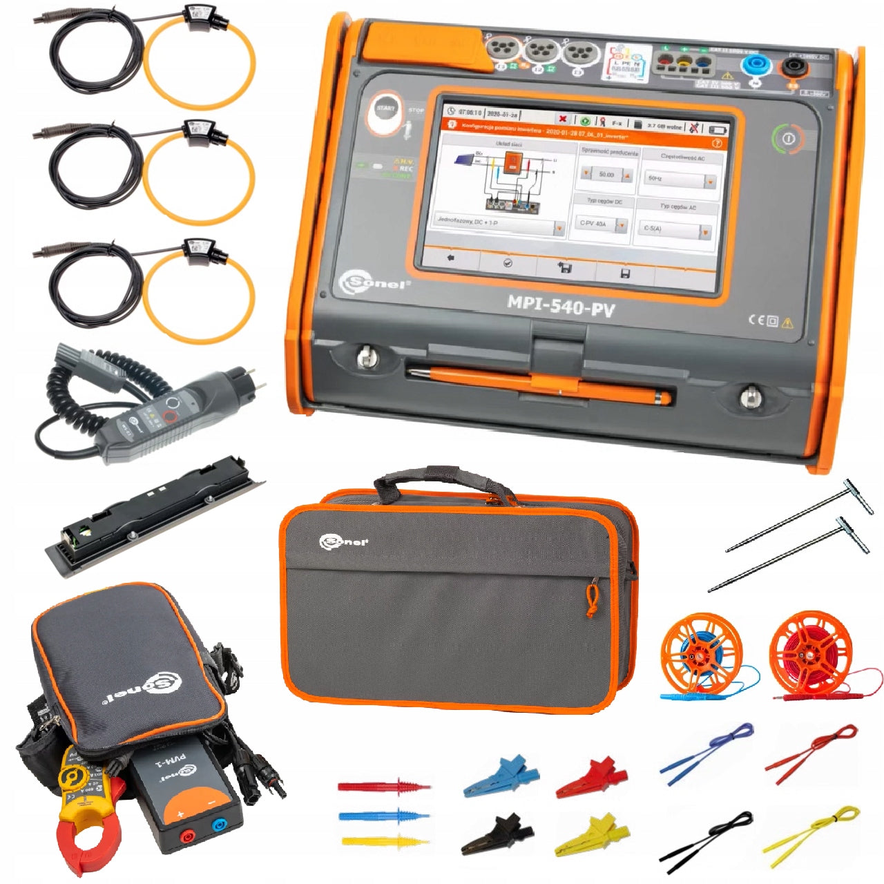 Multifunction meter Sonel MPI-540-PV WMPLMPI540PV with certificate