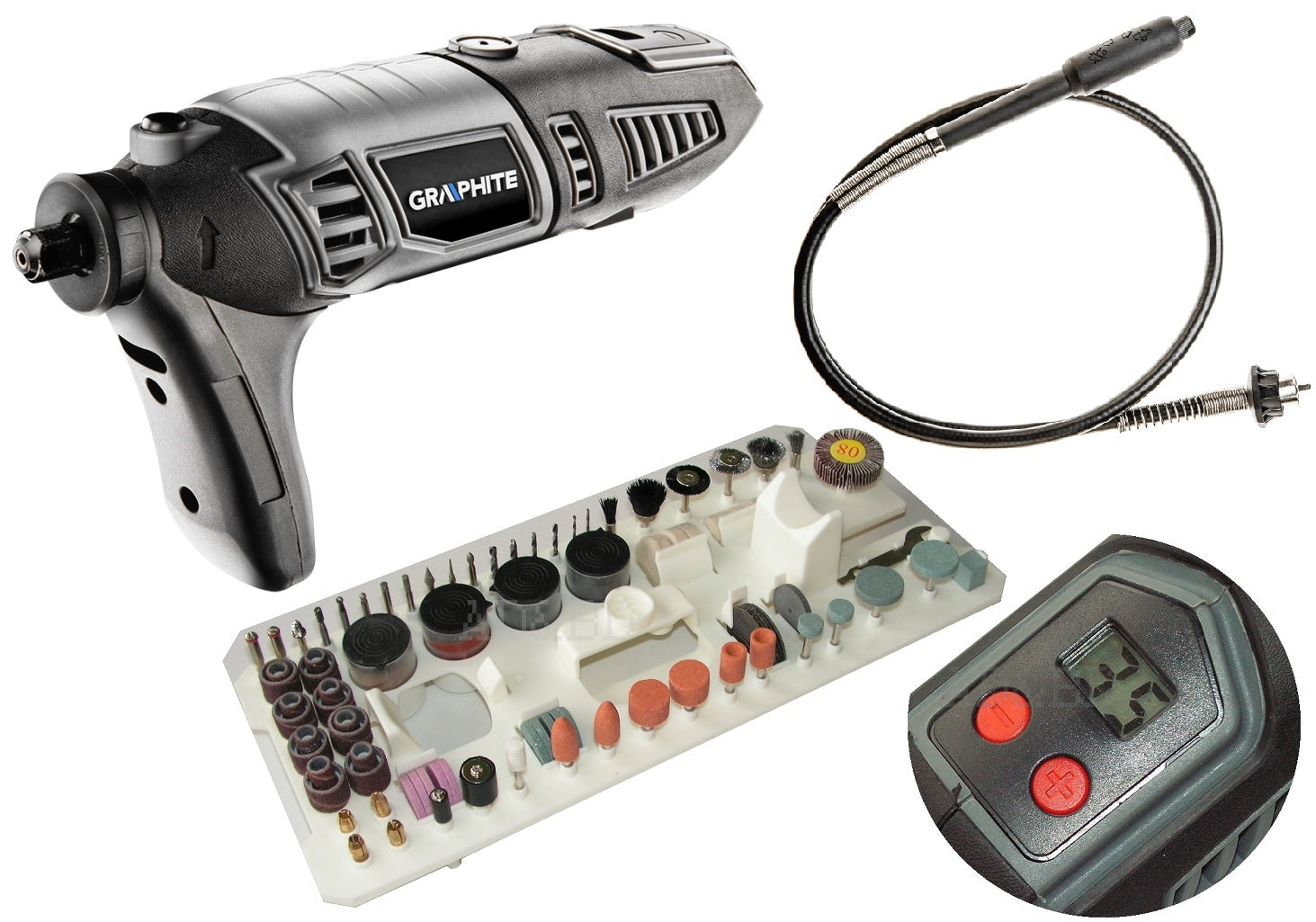 Multifunction network grinding machine GRAPHITE 170 W 230 V