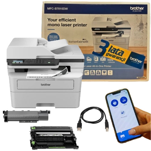 Multifunction printer duplex wifi laser device Brother MFC-B7810DW