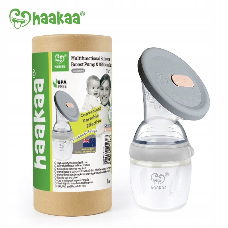 Multifunction silicone collector with cover Gen.3 160ml Grey