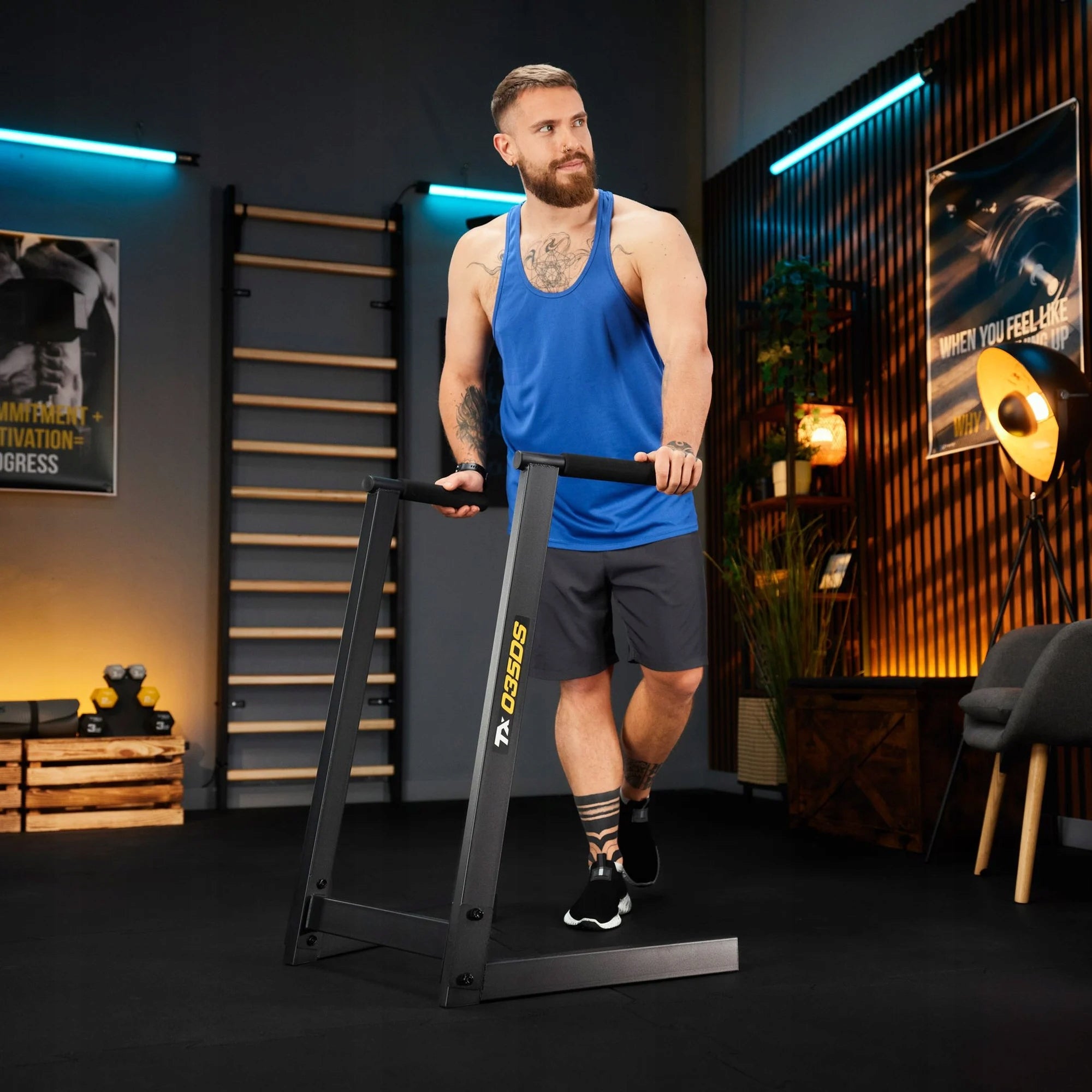Multifunction training dip handrails for abdominal exercises Trex Sport Brand Trex Sport
